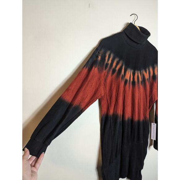 NWT Young Fabulous & Broke Tie Dye Turtleneck Sweater Dress - Picture 3 of 9